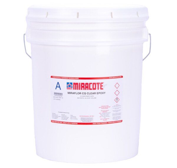 Img of Miracote CQ Part A per 5 Gallon Unit - Clear
